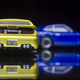 The taillights on both cars are separate units